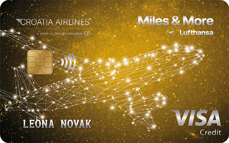 Visa Gold Croatia Airlines kartica